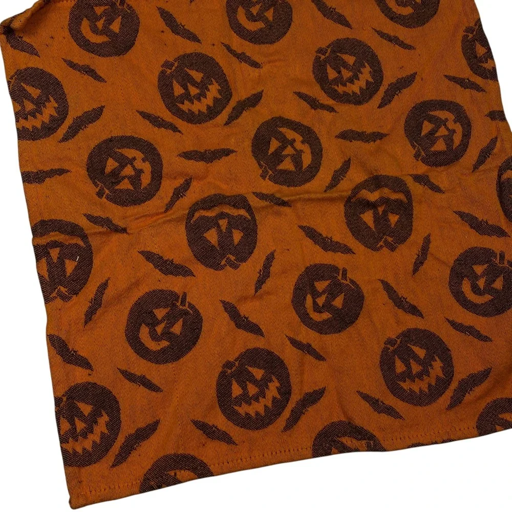 Avon Home Fashions Halloween‎ Napkin Rings & Napkins Orange Jack O Lanterns 689
